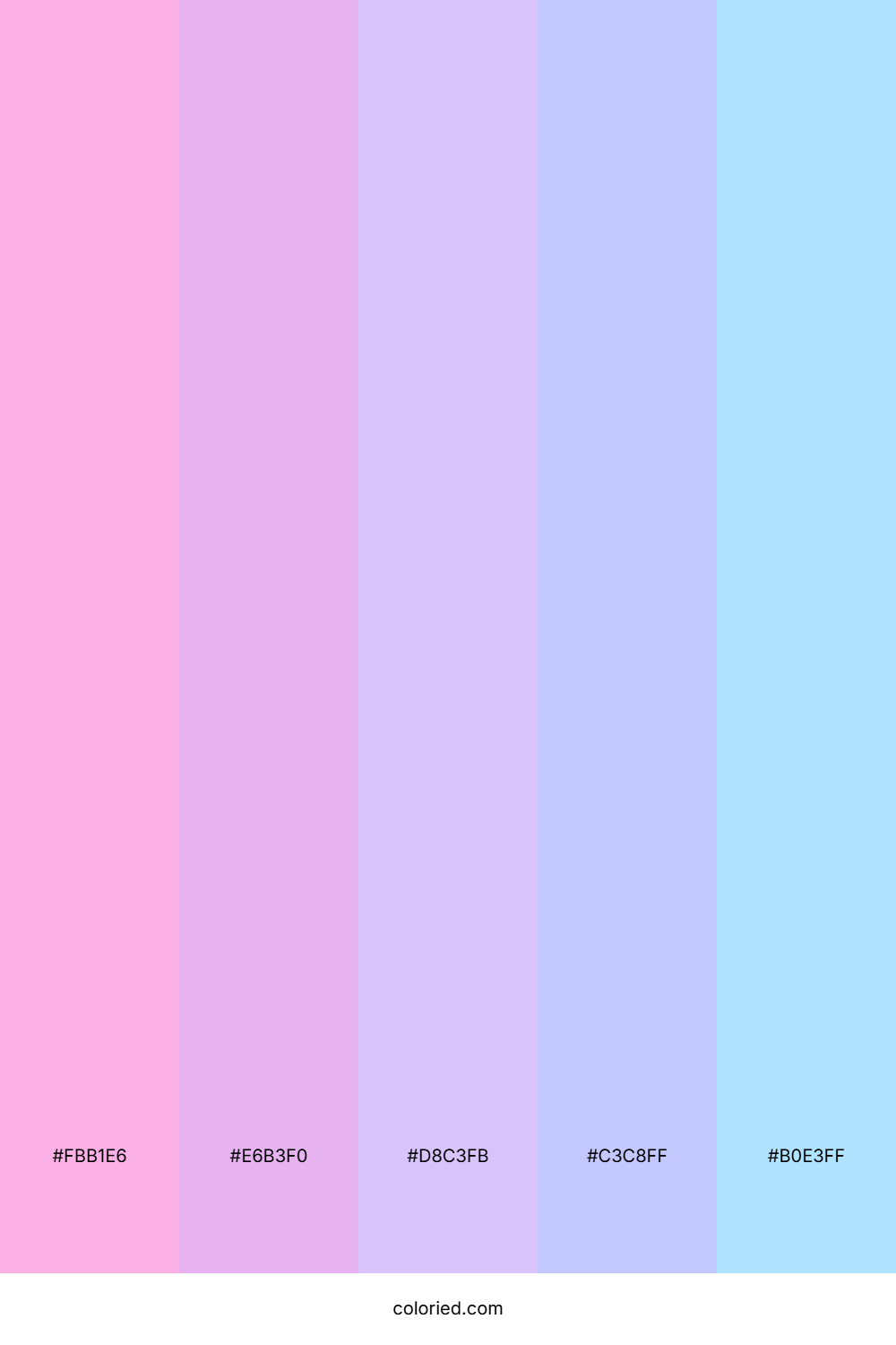 Pink Blossom and Lavender Mist Color Palette