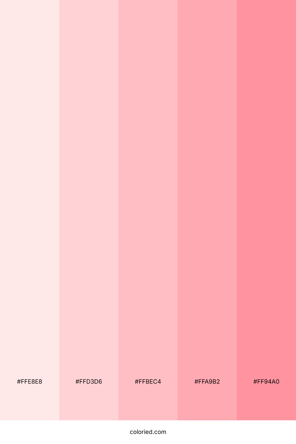 Pink Blush Color Palette