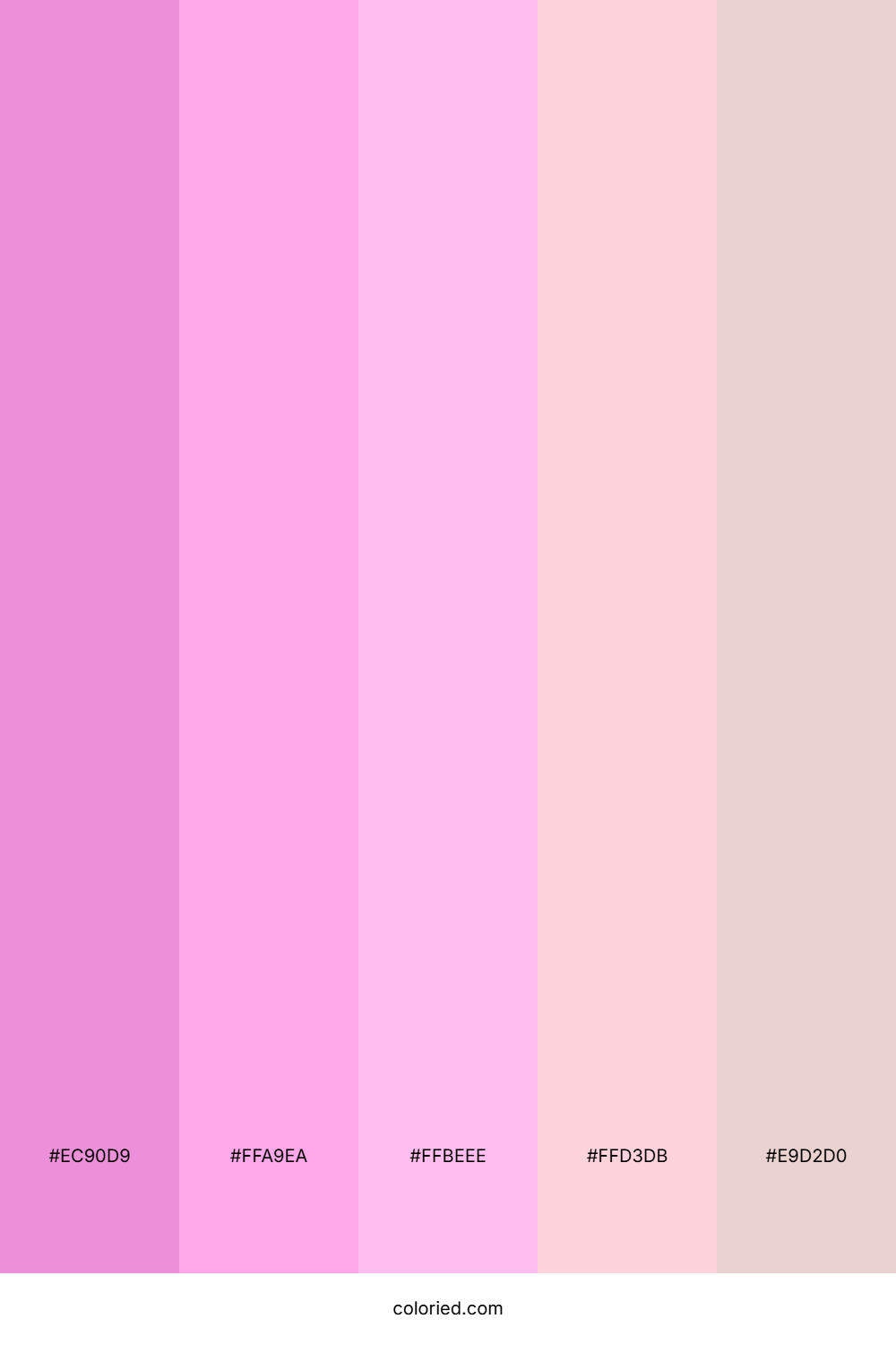 Pink Candy Floss Palette