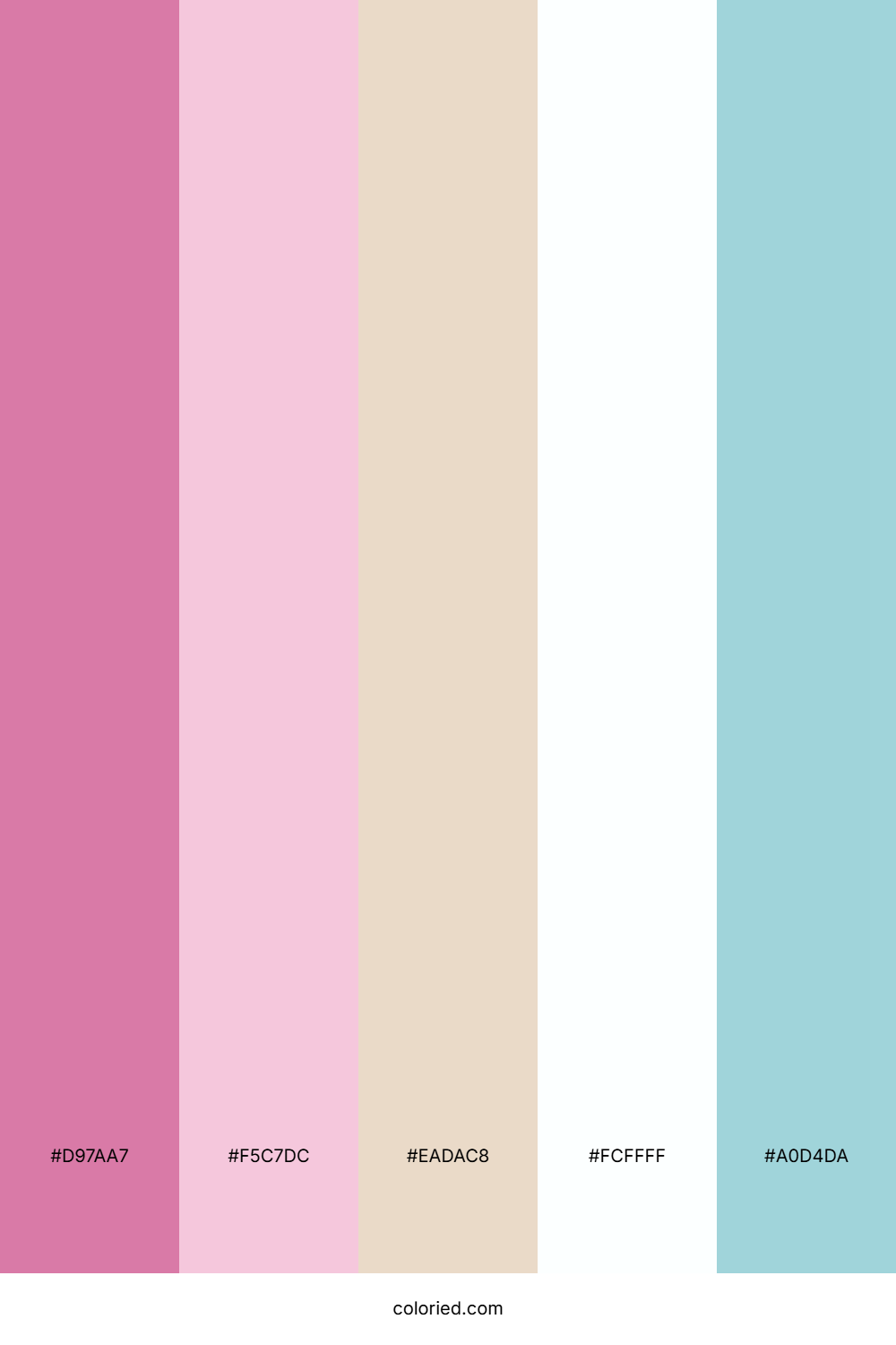 Pink Cloud Breeze Color Palette