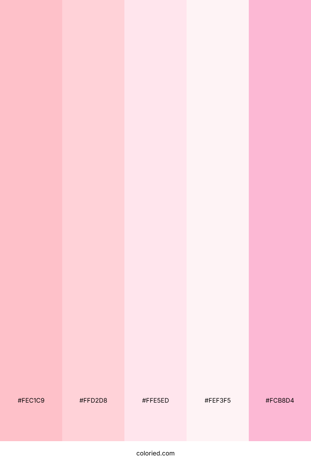 Pink Lavender Bliss Color Palette