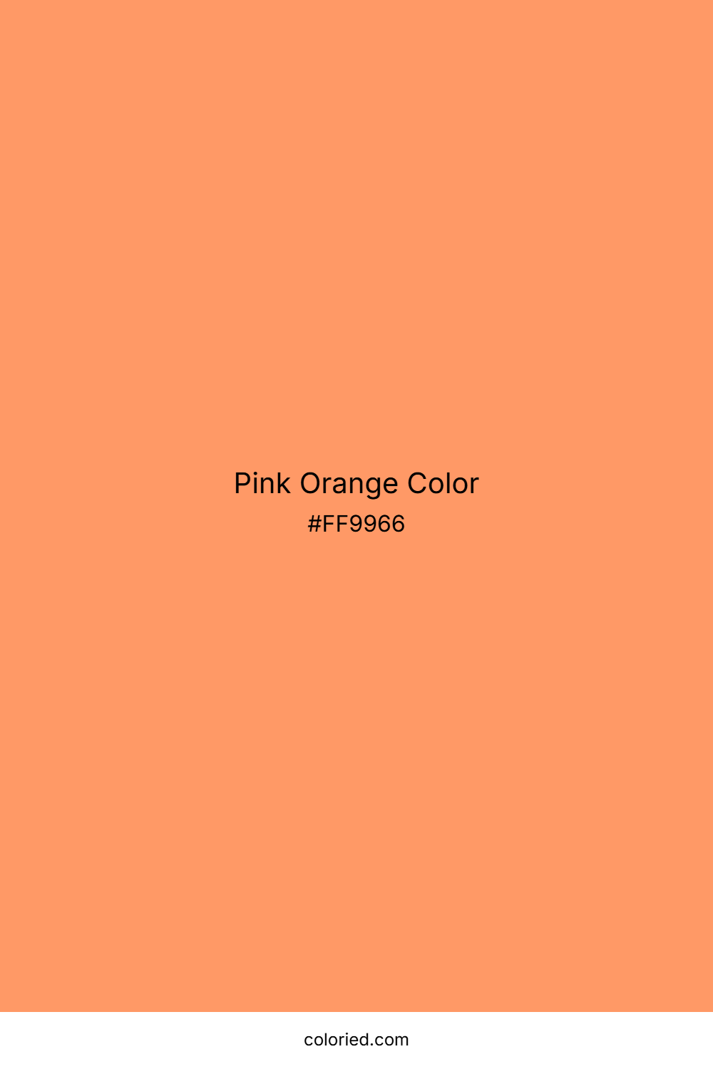 Pink Orange Color