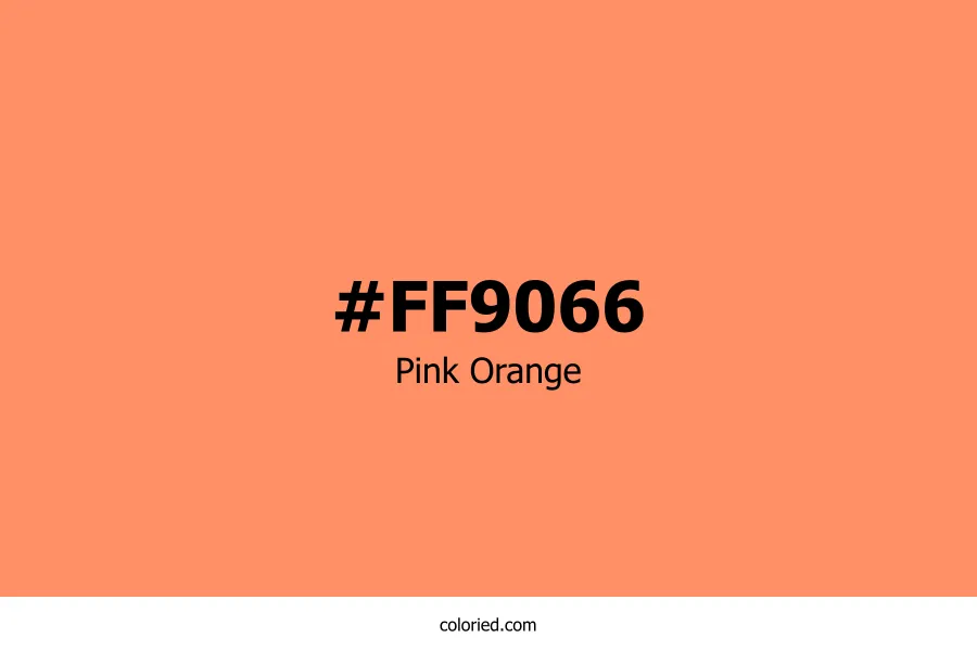 Pink Orange Color Hex Code