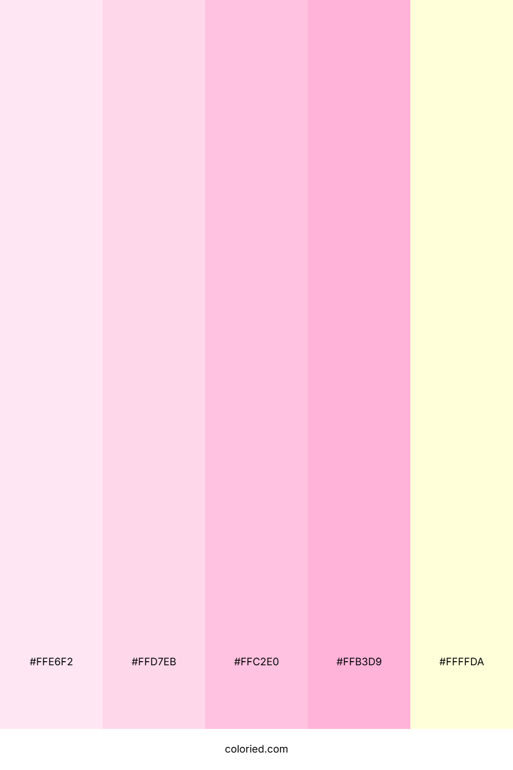 Pink Pastel Delight Color Palette