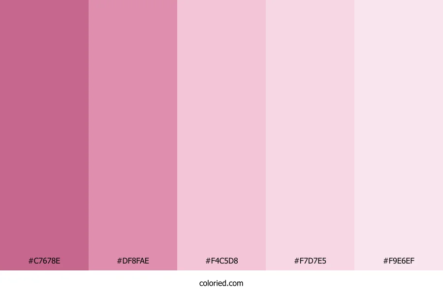 Pink Peony Color Palette