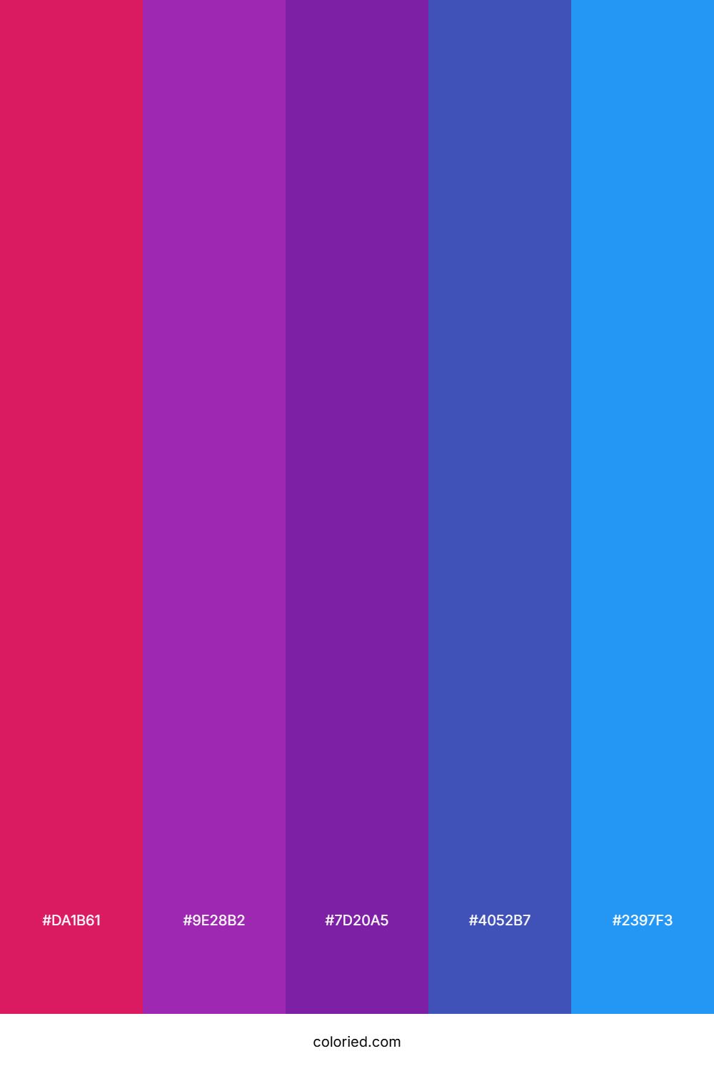 Pink Purple Blue Color Palette