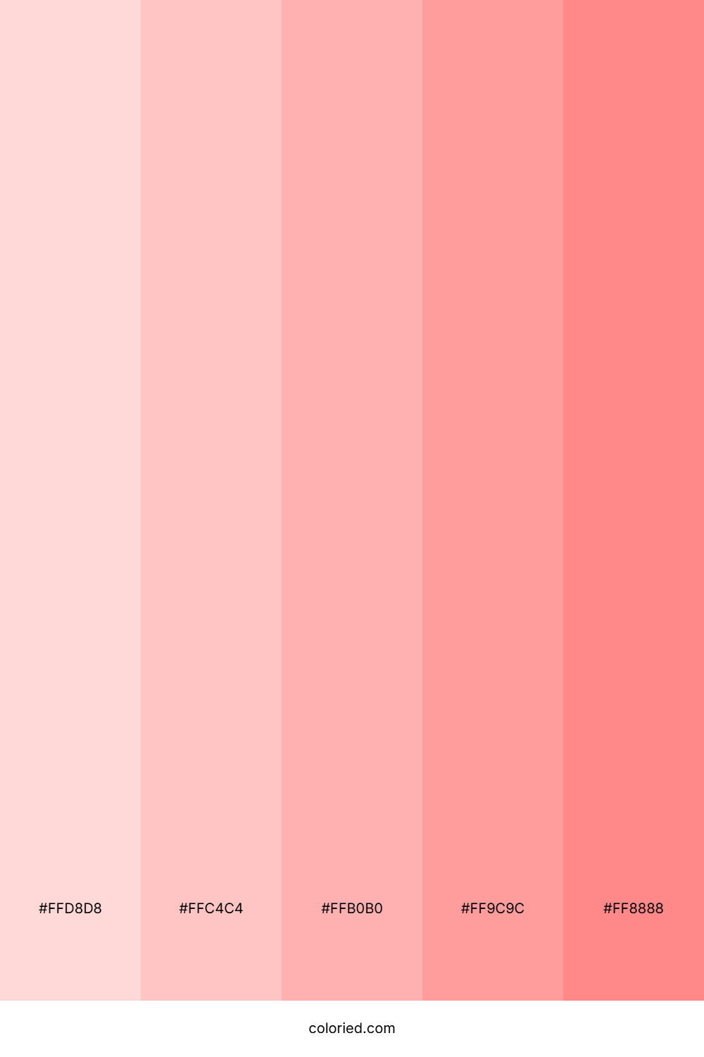 Pink Skin tones Color Palette