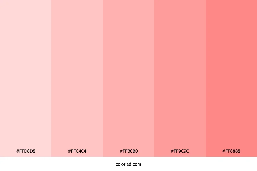 Pink Skin Tones Color Palette