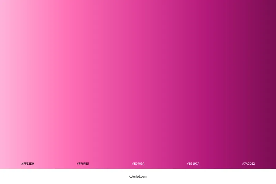 Pink to Dark Pink Gradient