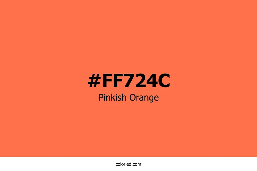Pinkish Orange Color