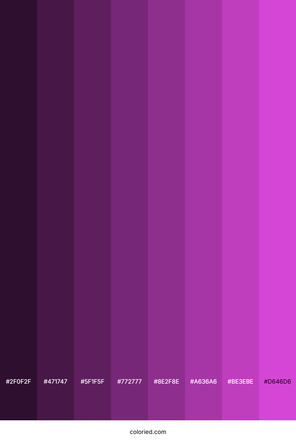 Pinkish Purple Color Shades