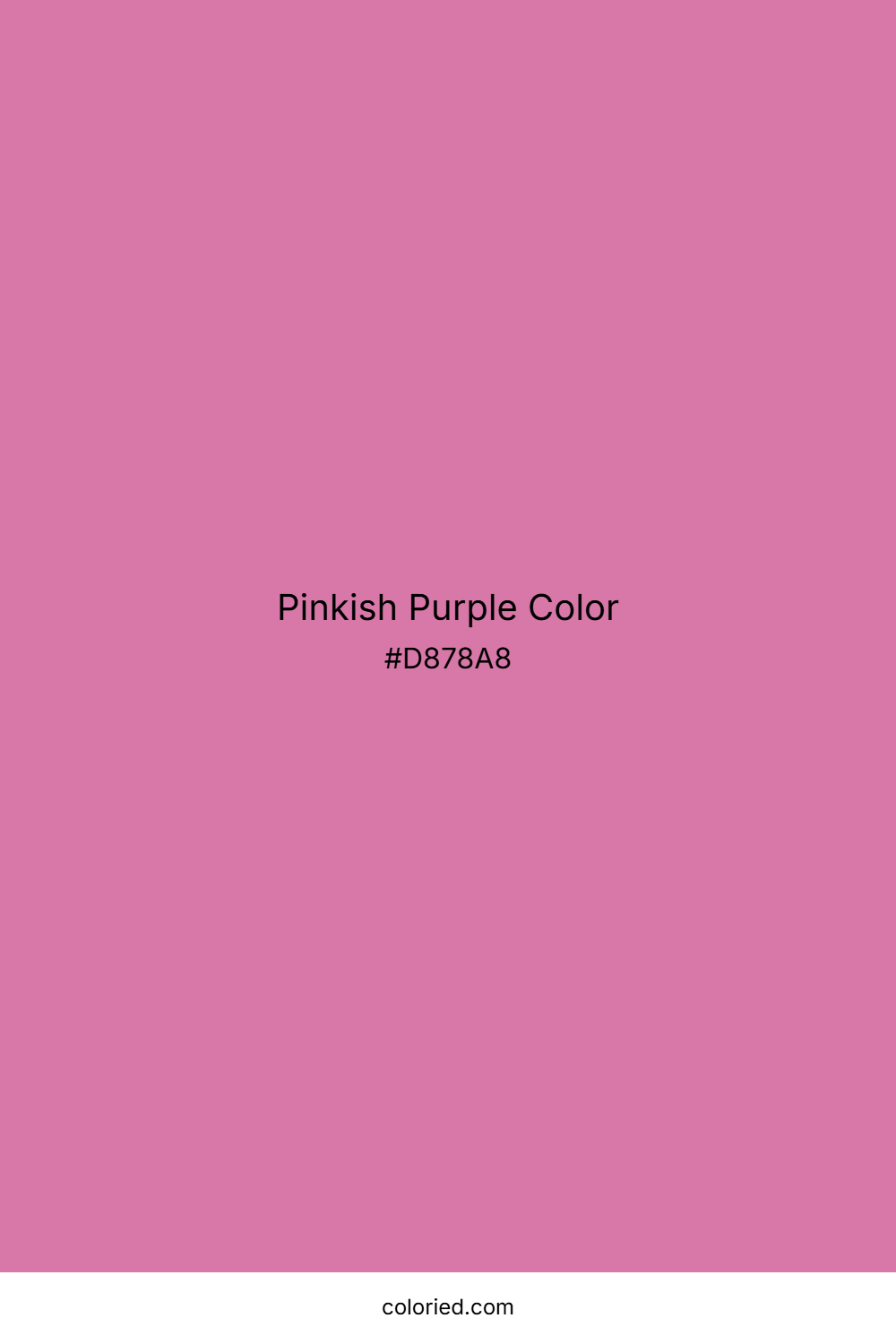 Pinkish Purple Color