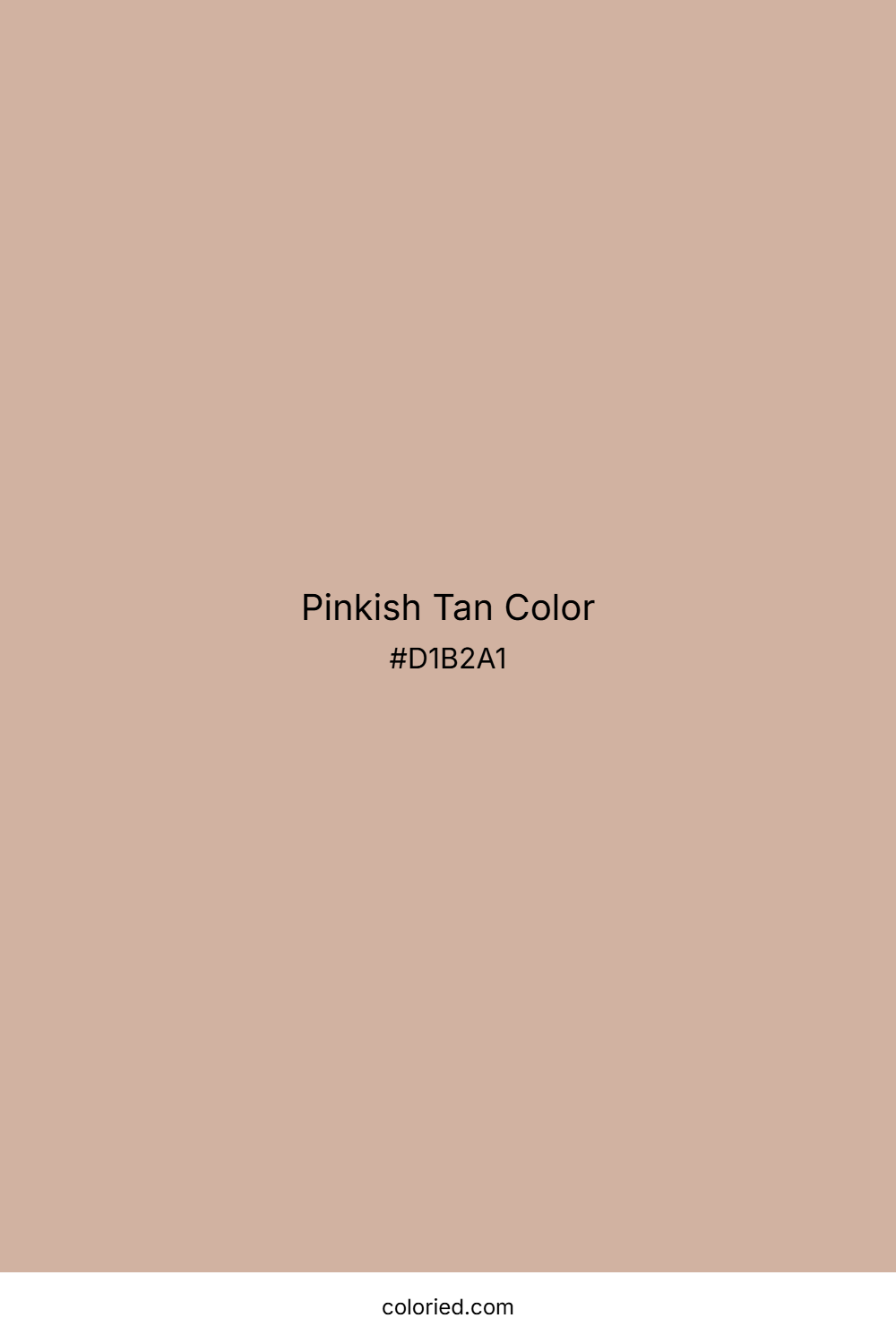 Pinkish Tan Color