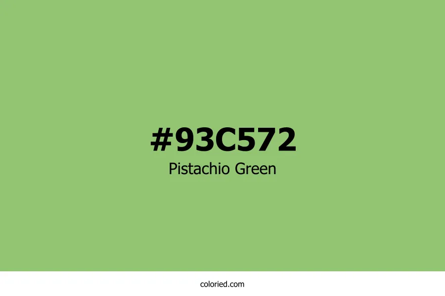 Pistachio Green Color