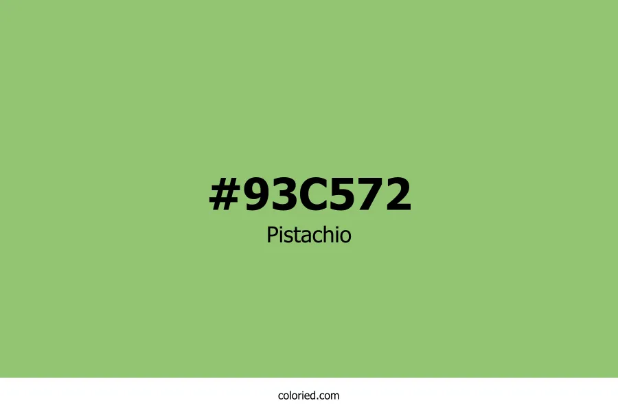 Pistachio Color Hex Code