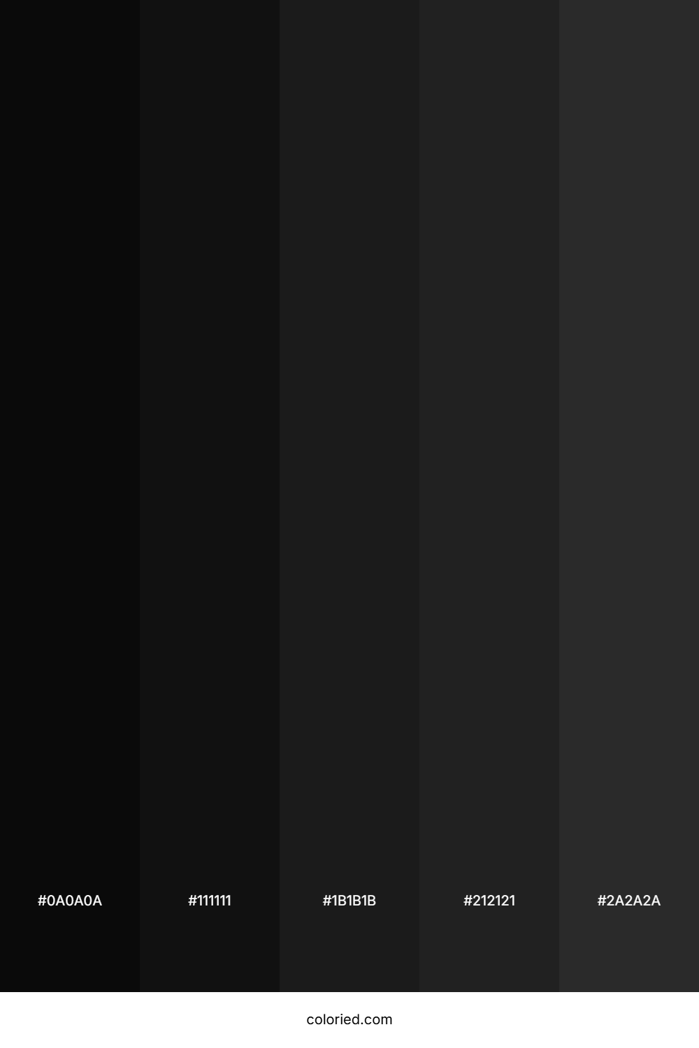 Pitch and Coal Color Palette