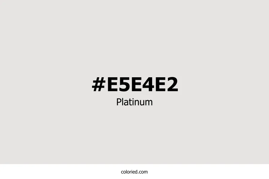 Platinum Color Hex Code