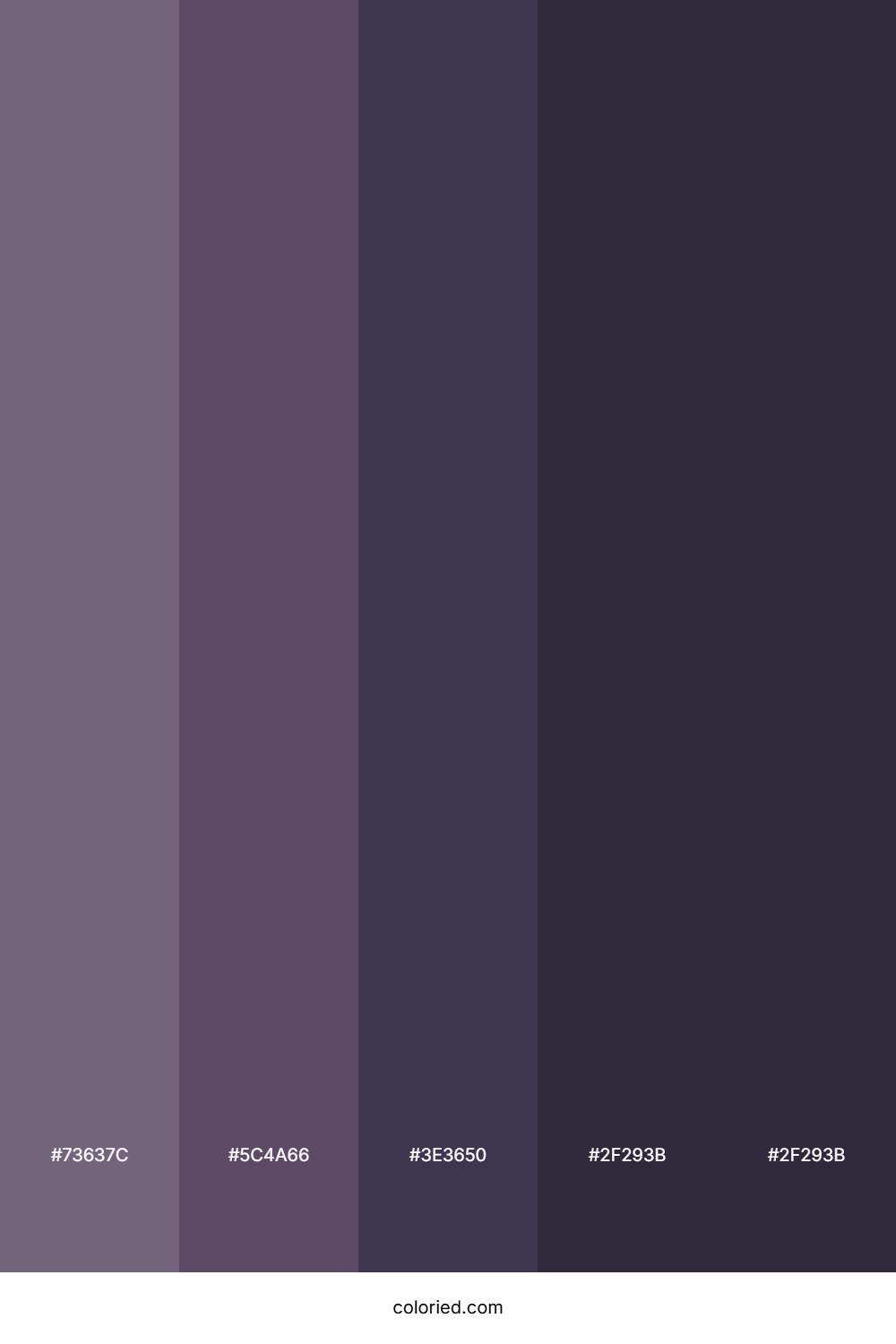 Plum and Aubergine Color Palette