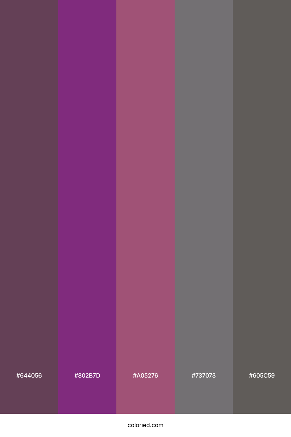 Plum and Magenta Color Palette