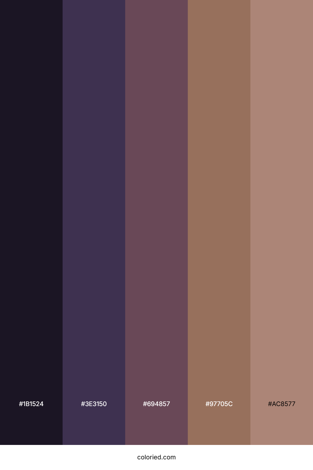Plum Cocoa Veil Color Palette