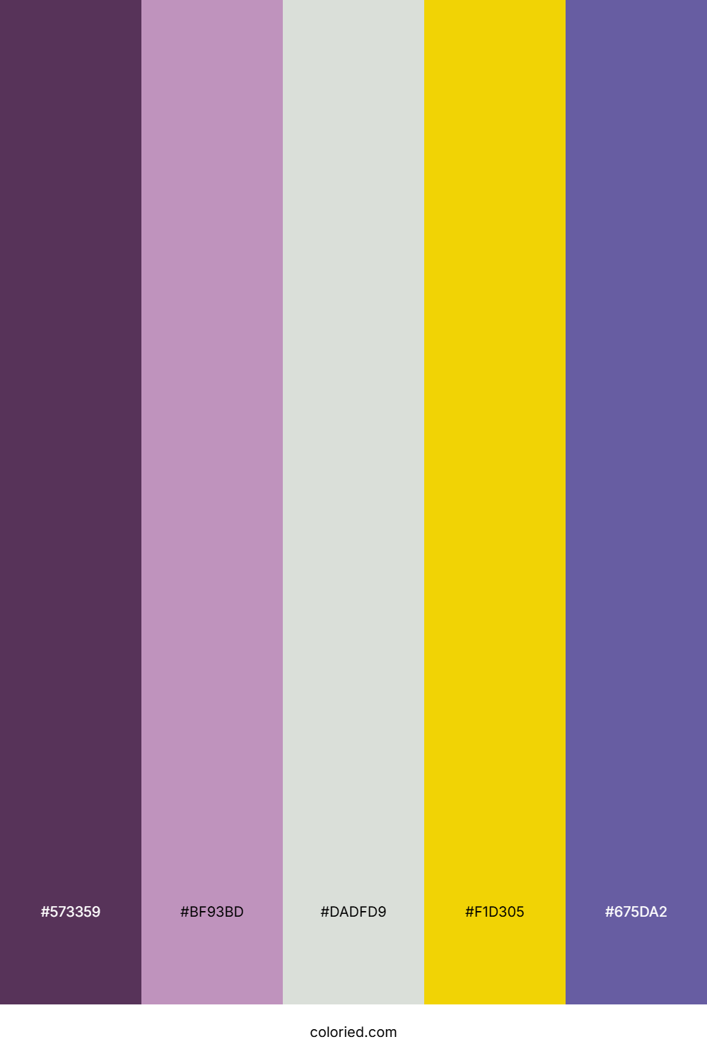 Plum Gold Twilight Color Palette