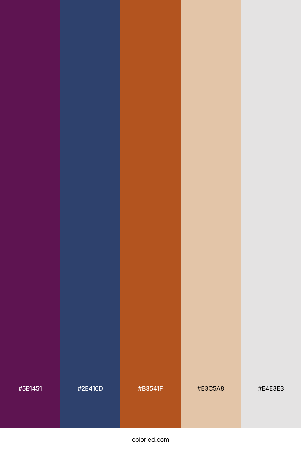 Plum Indigo Sunset Palette