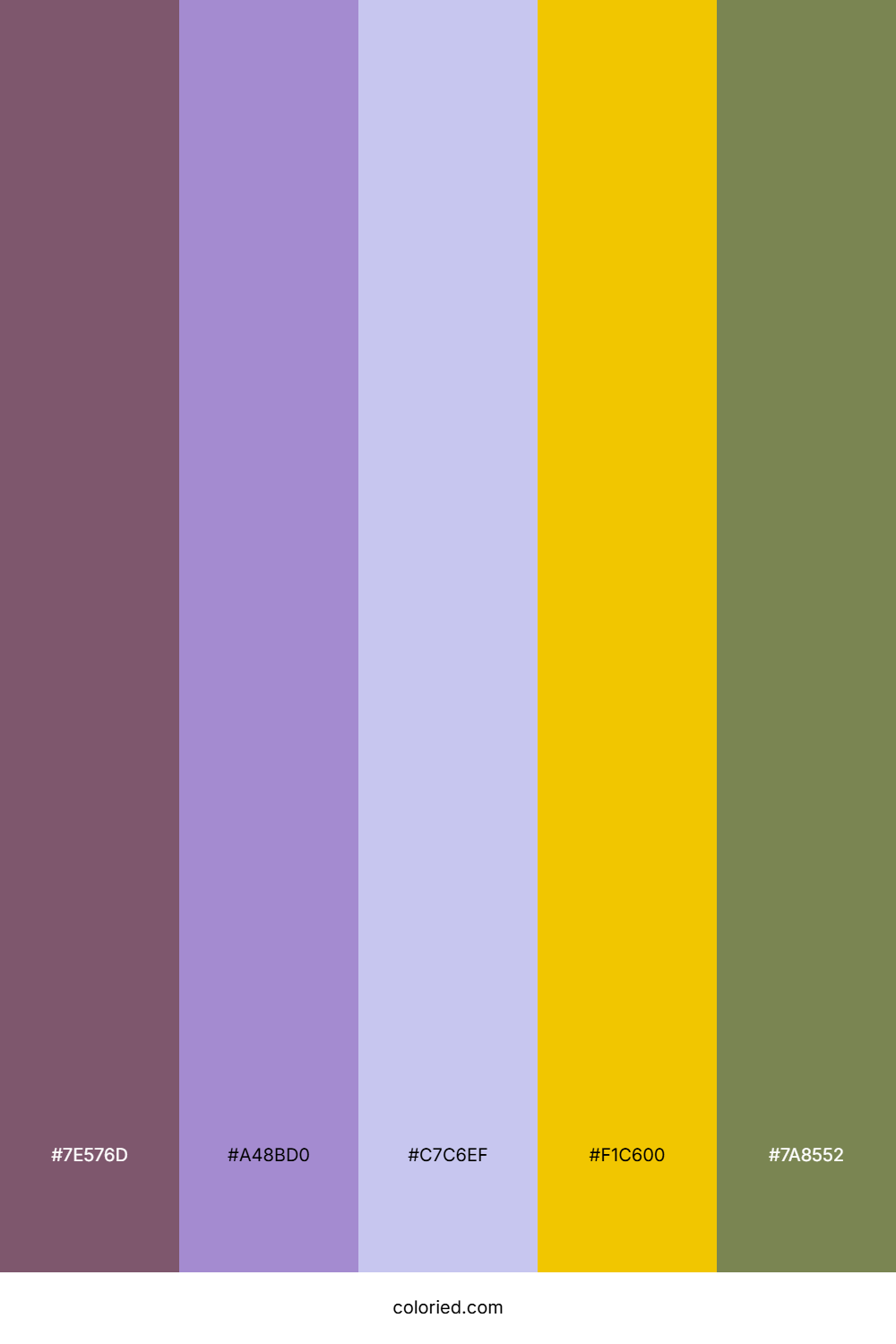 Plum Moonlight Glow Color Palette