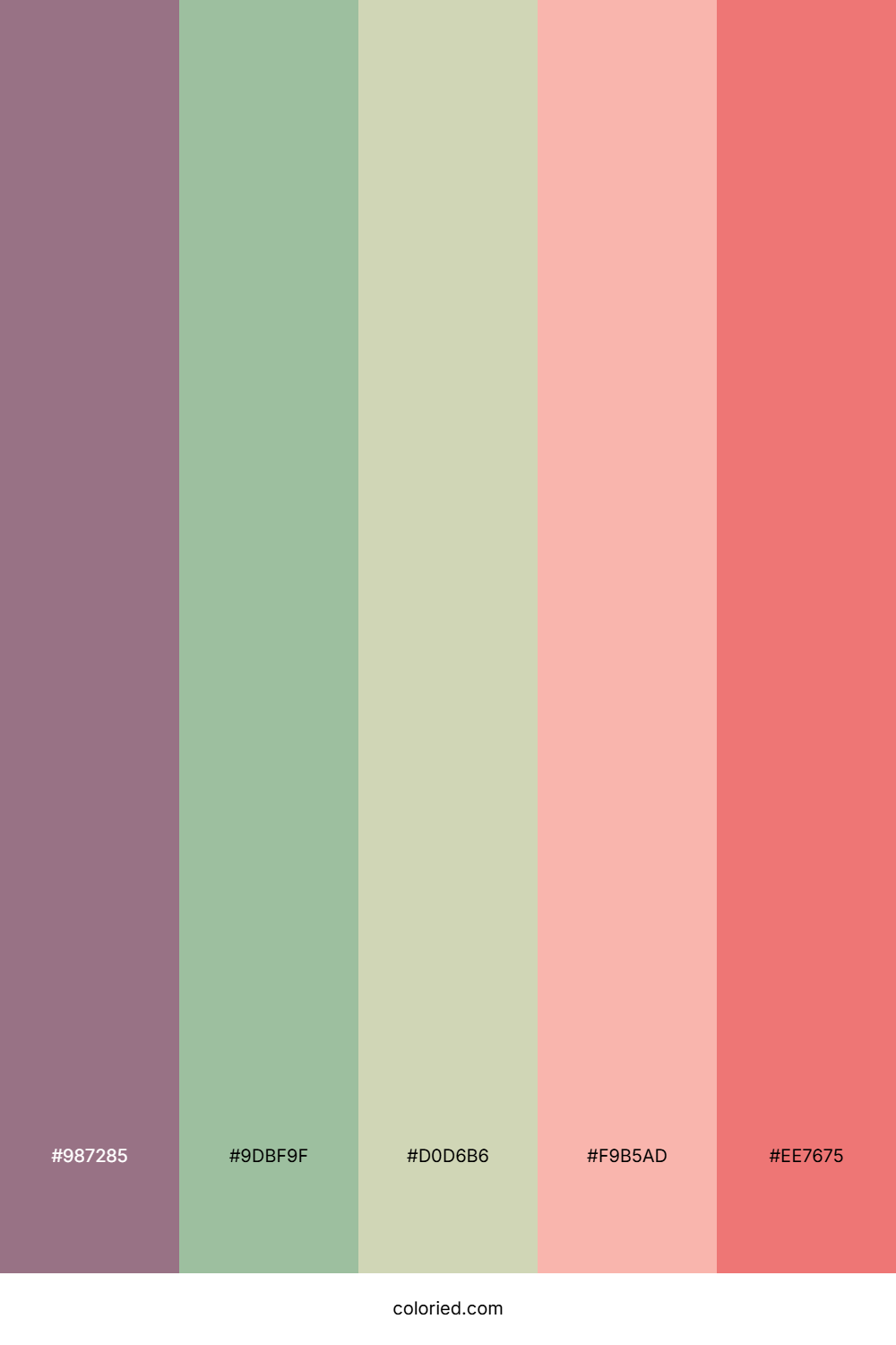 Plum Rose Whisper Color Palette