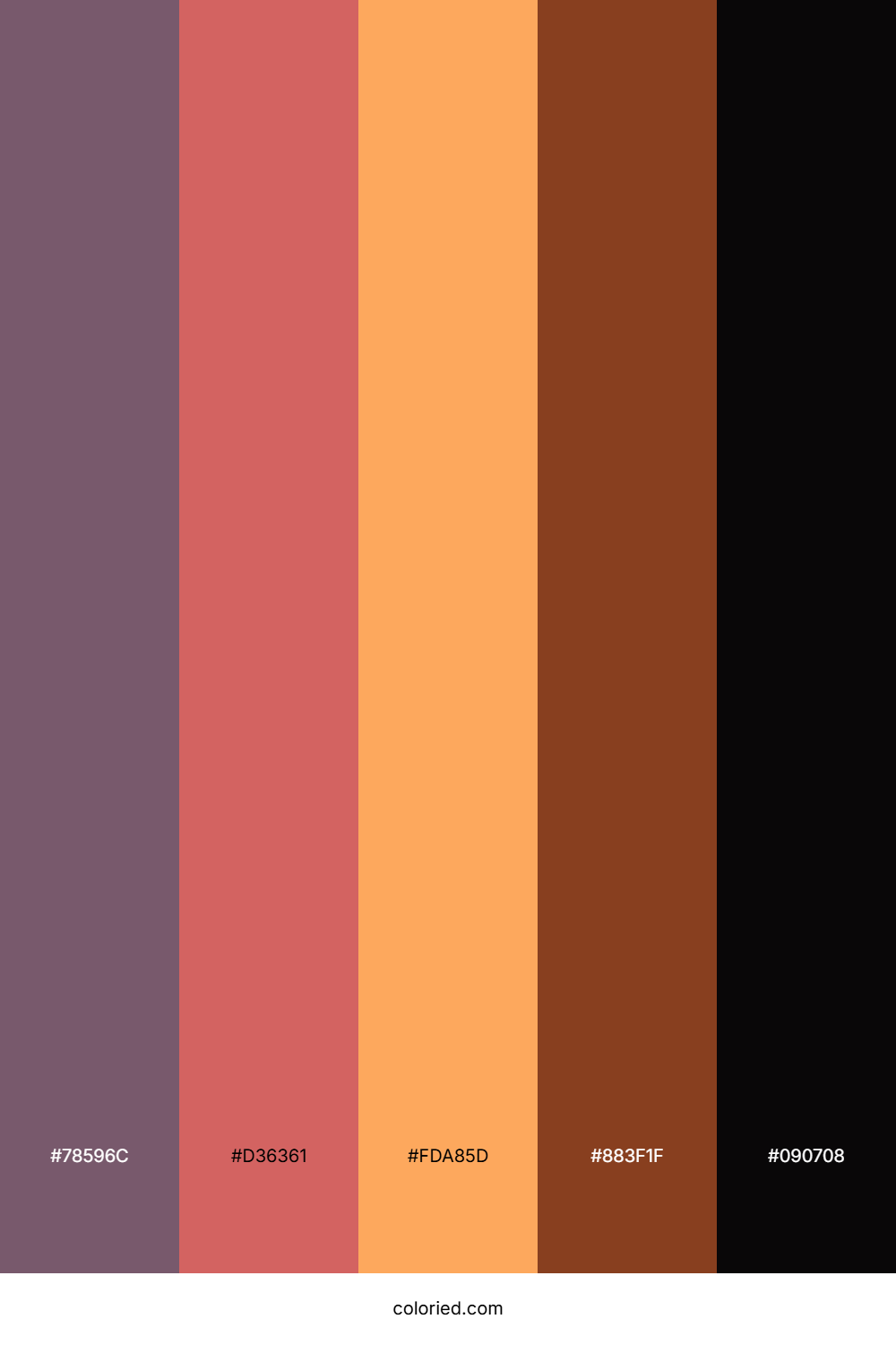 Plum Rosewood Ember Palette