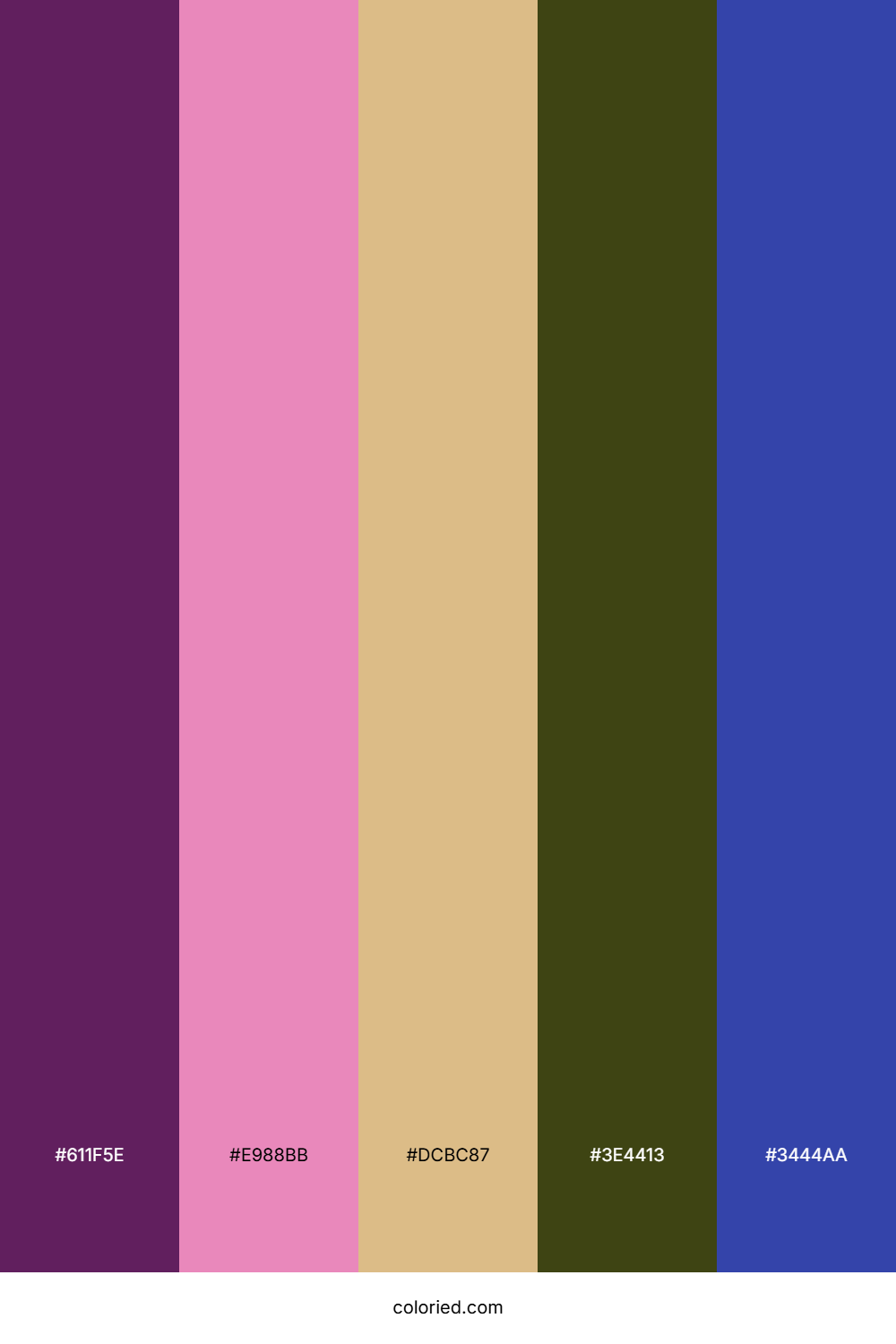 Plum Sand Twilight Color Palette