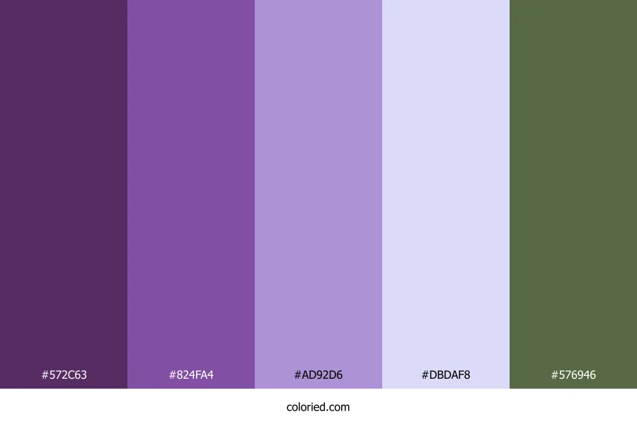 Plum Violet Meadow Color Palette