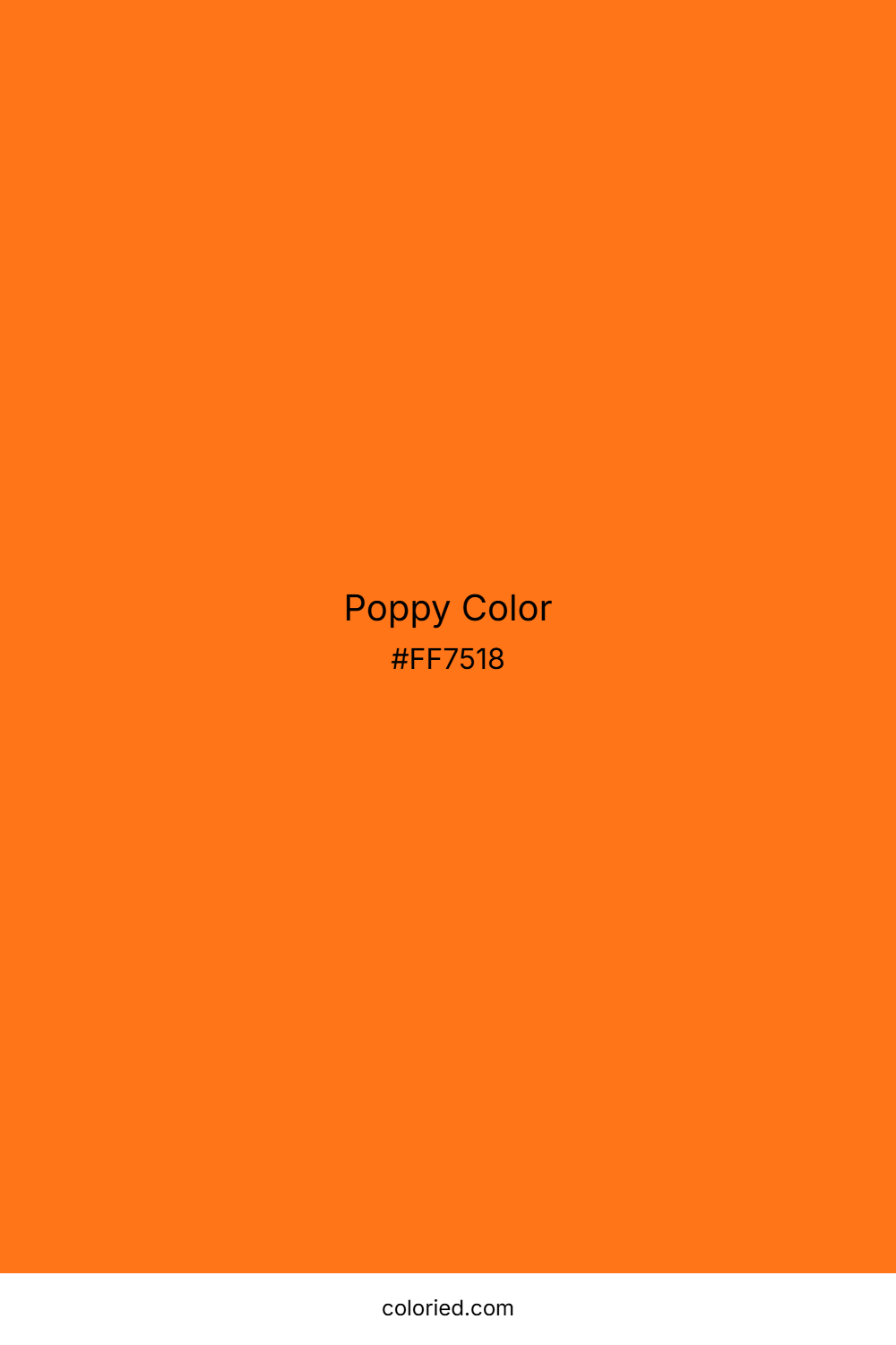 Poppy Color