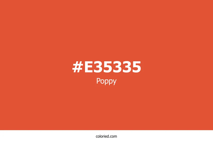 Poppy Color