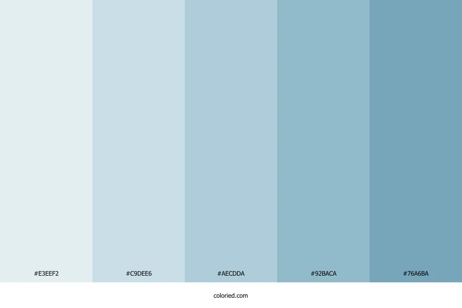 Powder Blue Color Palette