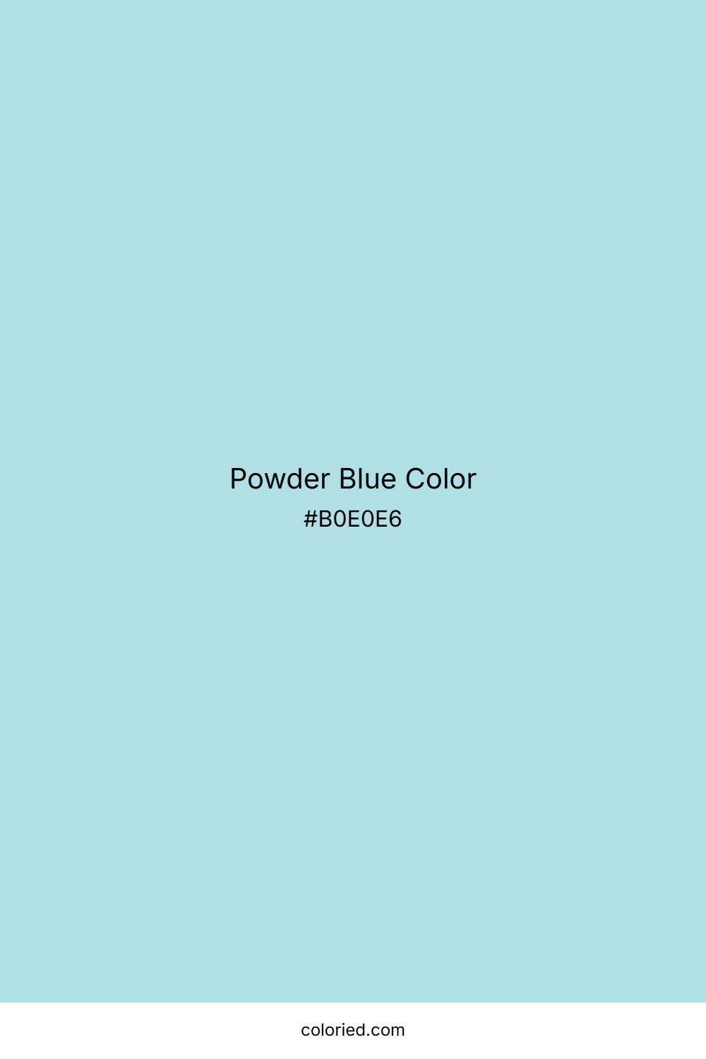 Powder Blue Color