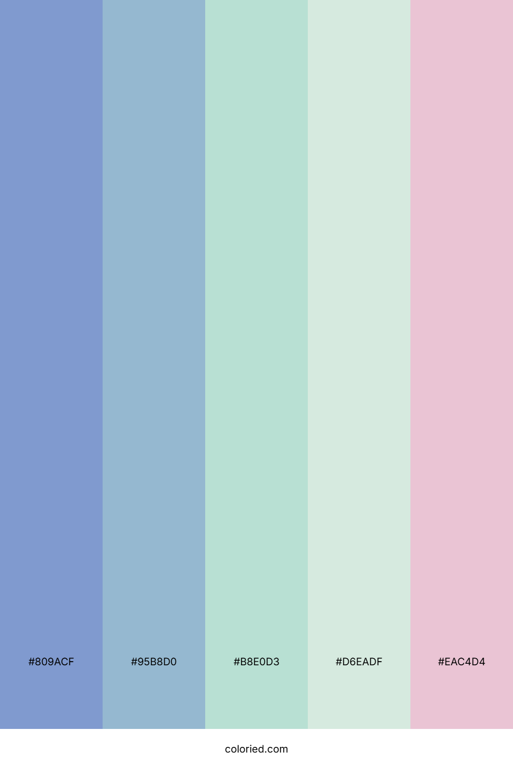 Powder Blue Meadow Palette