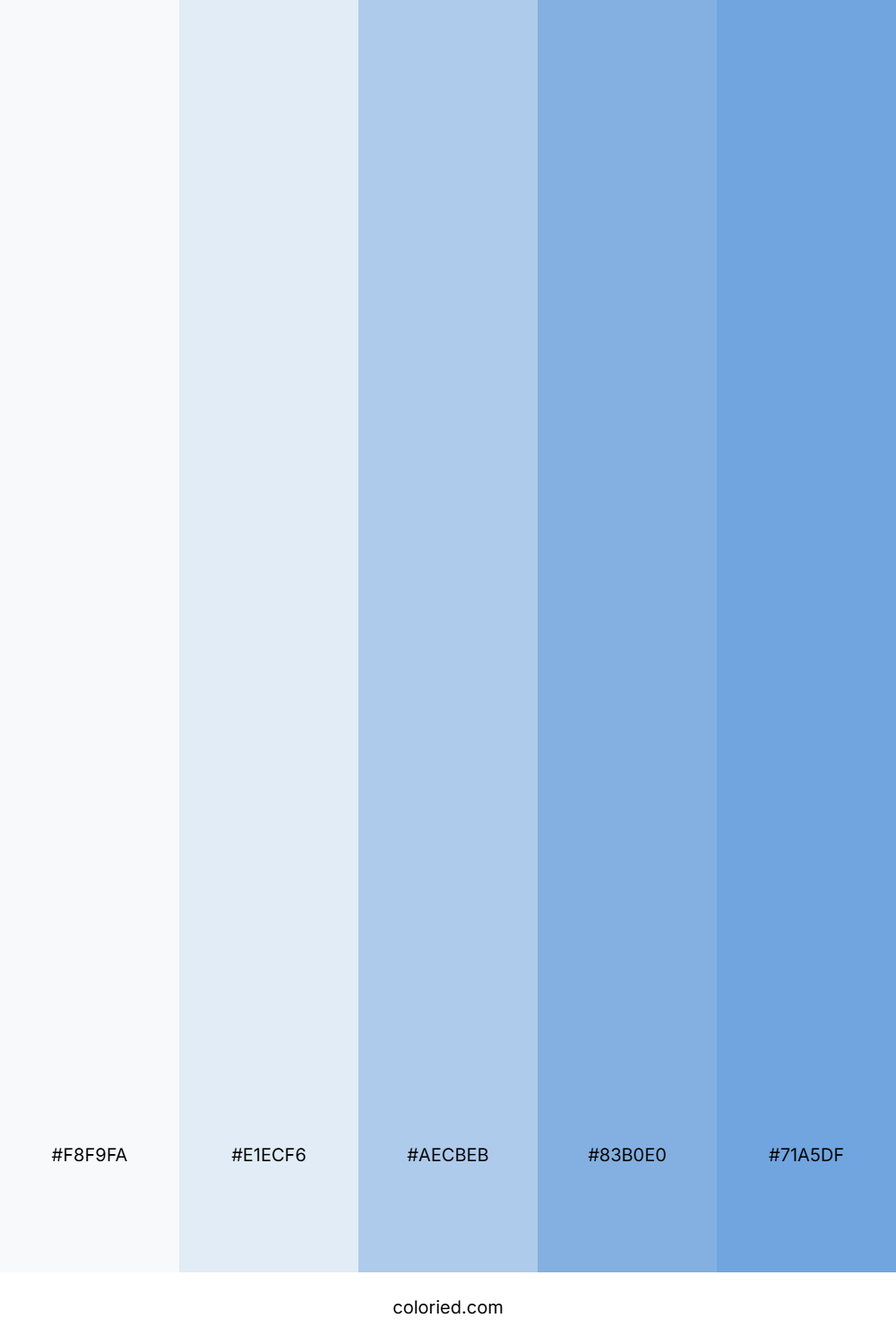 Powder Blue Sky Palette