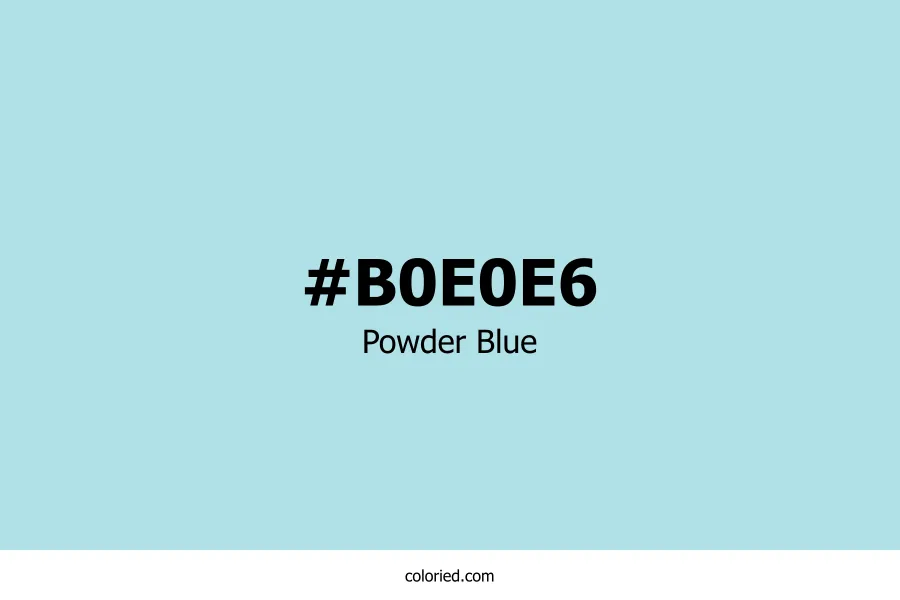 Powder Blue Color Hex Code