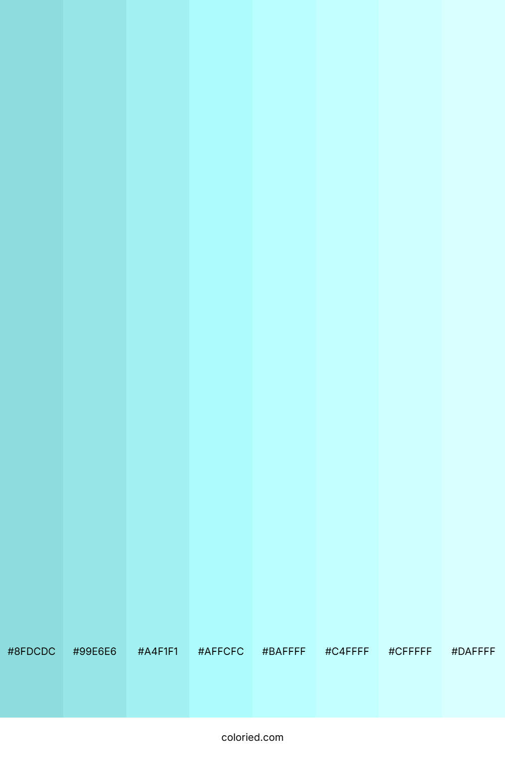 Powder Cyan Shades