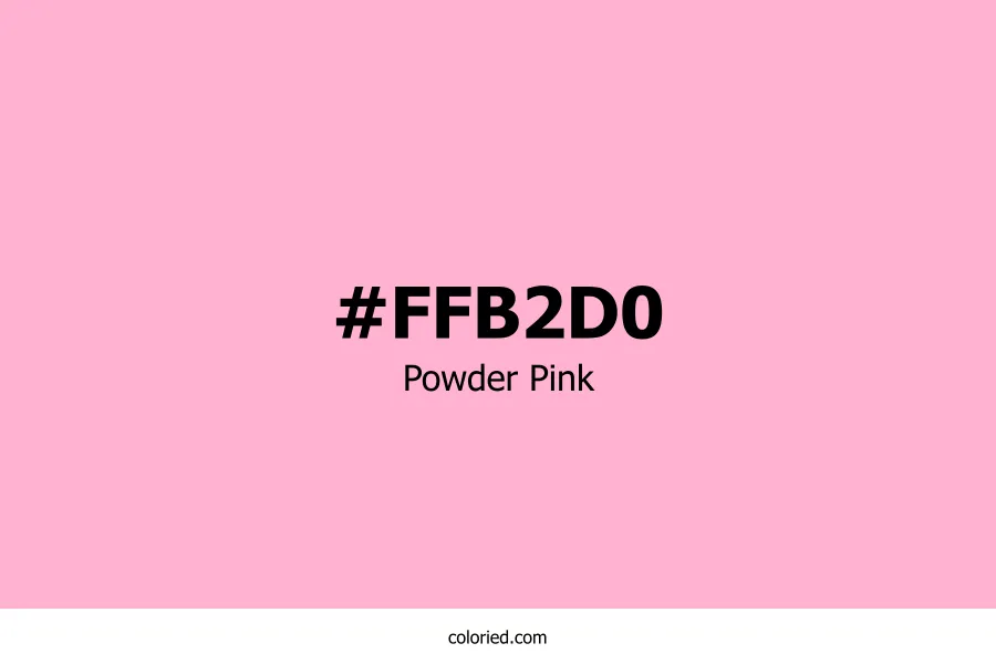 Powder Pink Color Hex Code