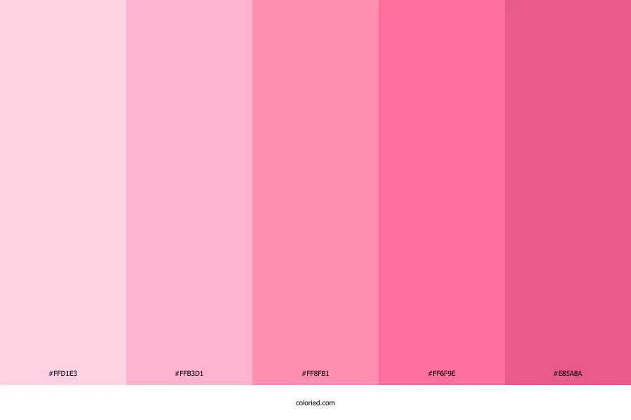Pretty Pink Color Palette
