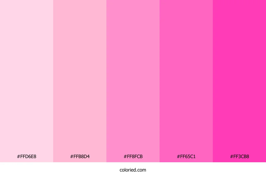 Princess Pink Color Palette