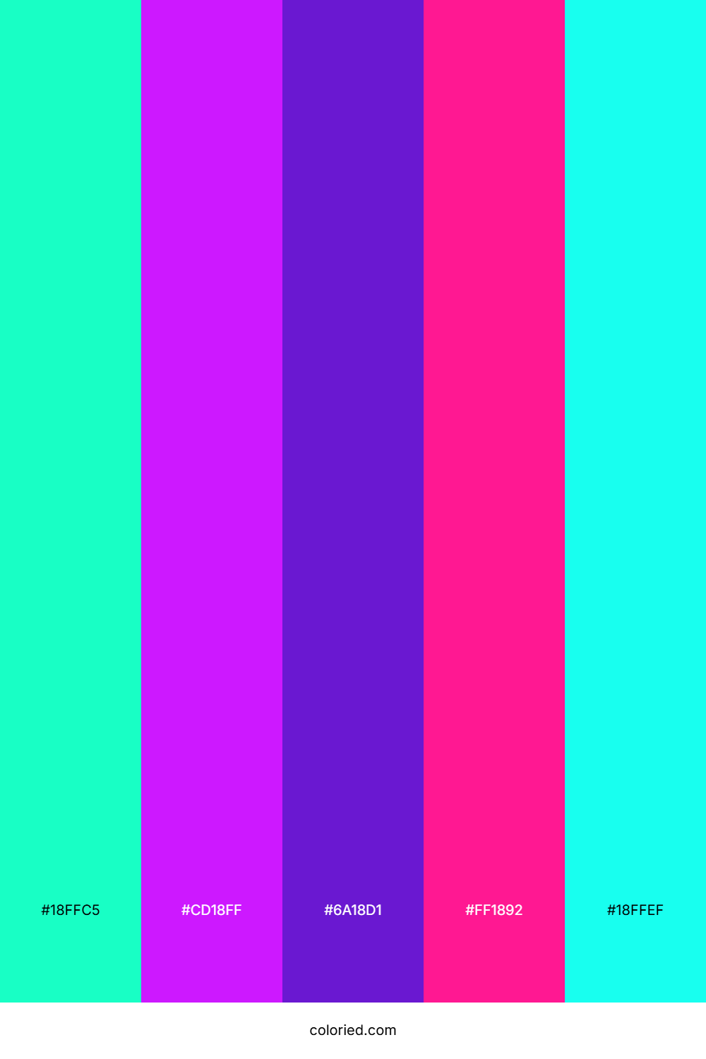 Prismatic Pink Energy Palette