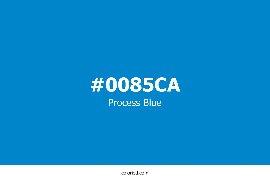 Process Blue Color