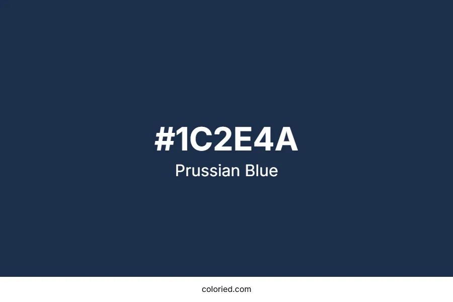 Prussian Blue Color Hex Code