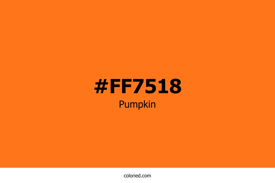 Pumpkin Color Hex Code