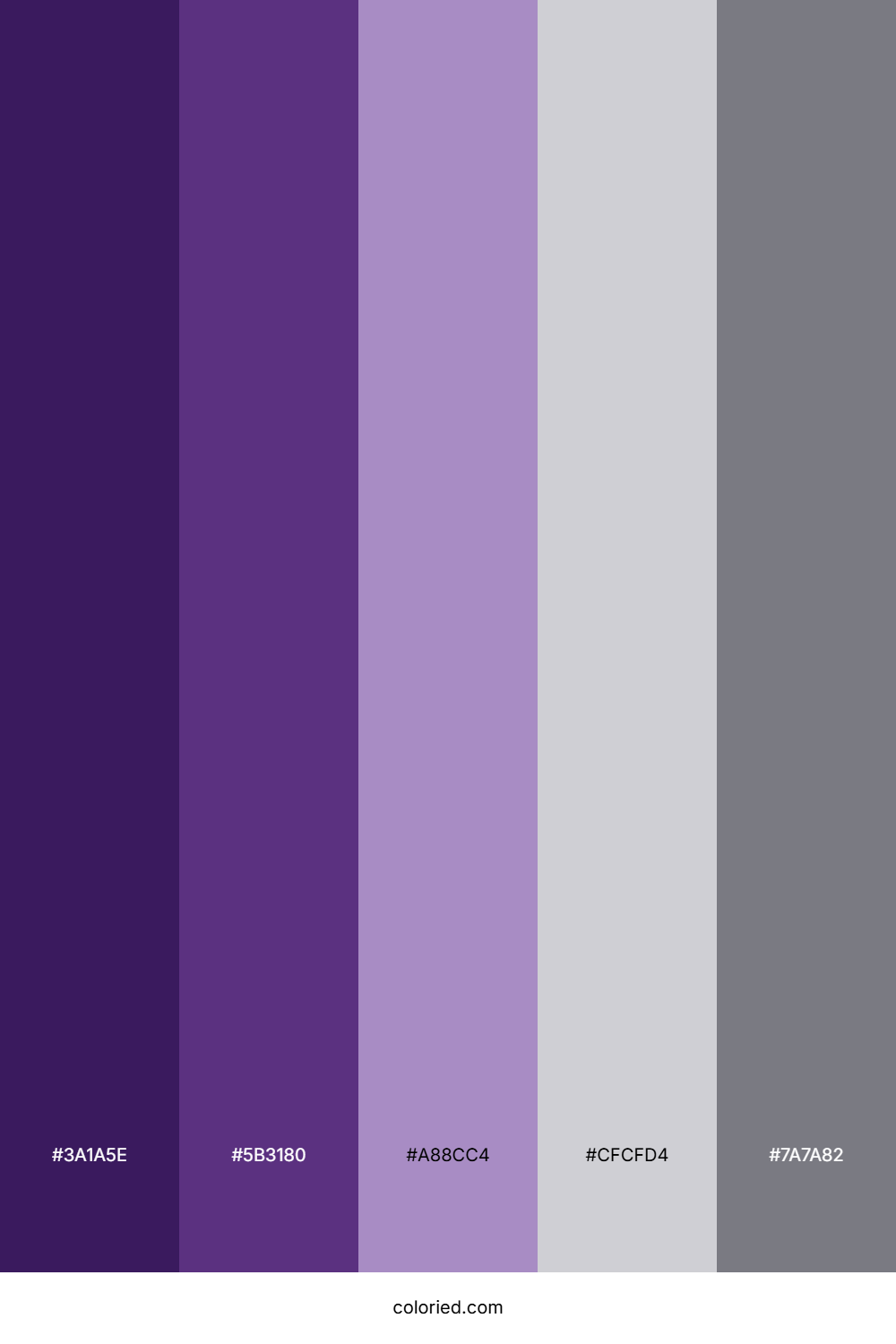 Purple and Grey Color Palette