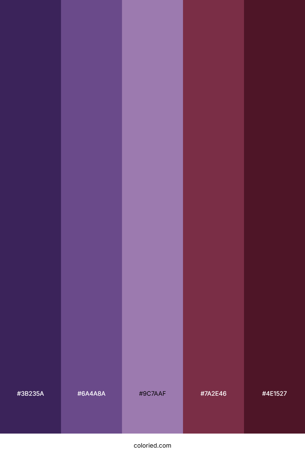 Purple and Maroon Color Palette