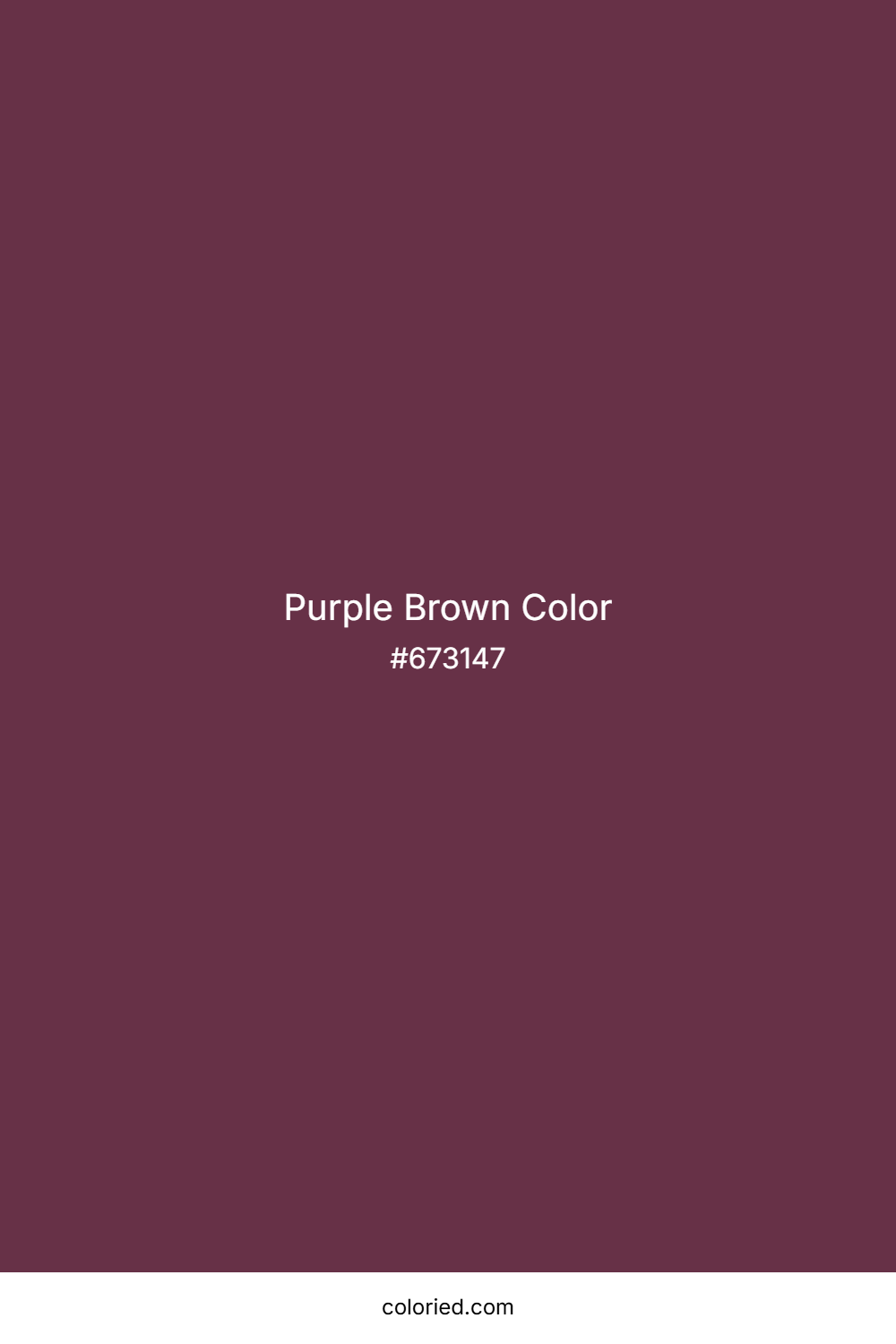 Purple Brown Color