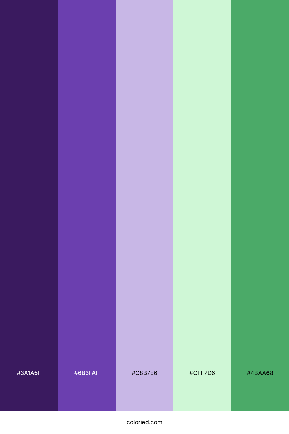 Purple Green Color Palette